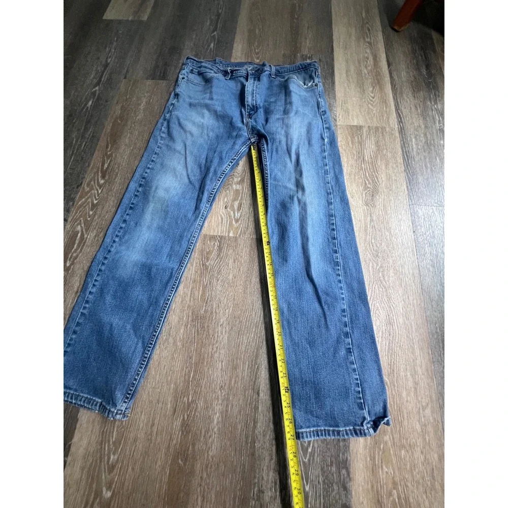 Levi's 505 Regular Fit Jeans Mens 38x30 Blue‎ Straight Leg Denim Pants